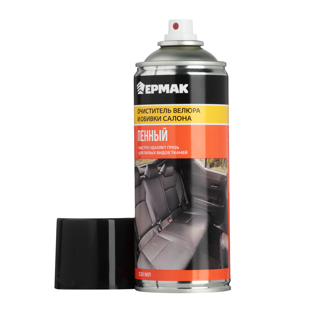 ЕРМАК / NG Очиститель велюра и обивки салона "пенный" (аэрозоль) 520 мл. - #2