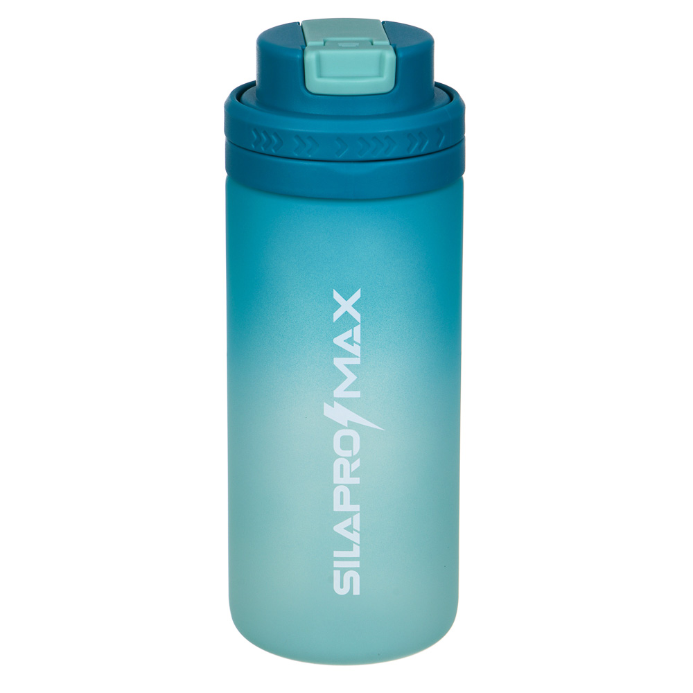 SILAPRO Max Бутылка для воды, 20х7.5см, 620мл, голубой, PC, PP - #1