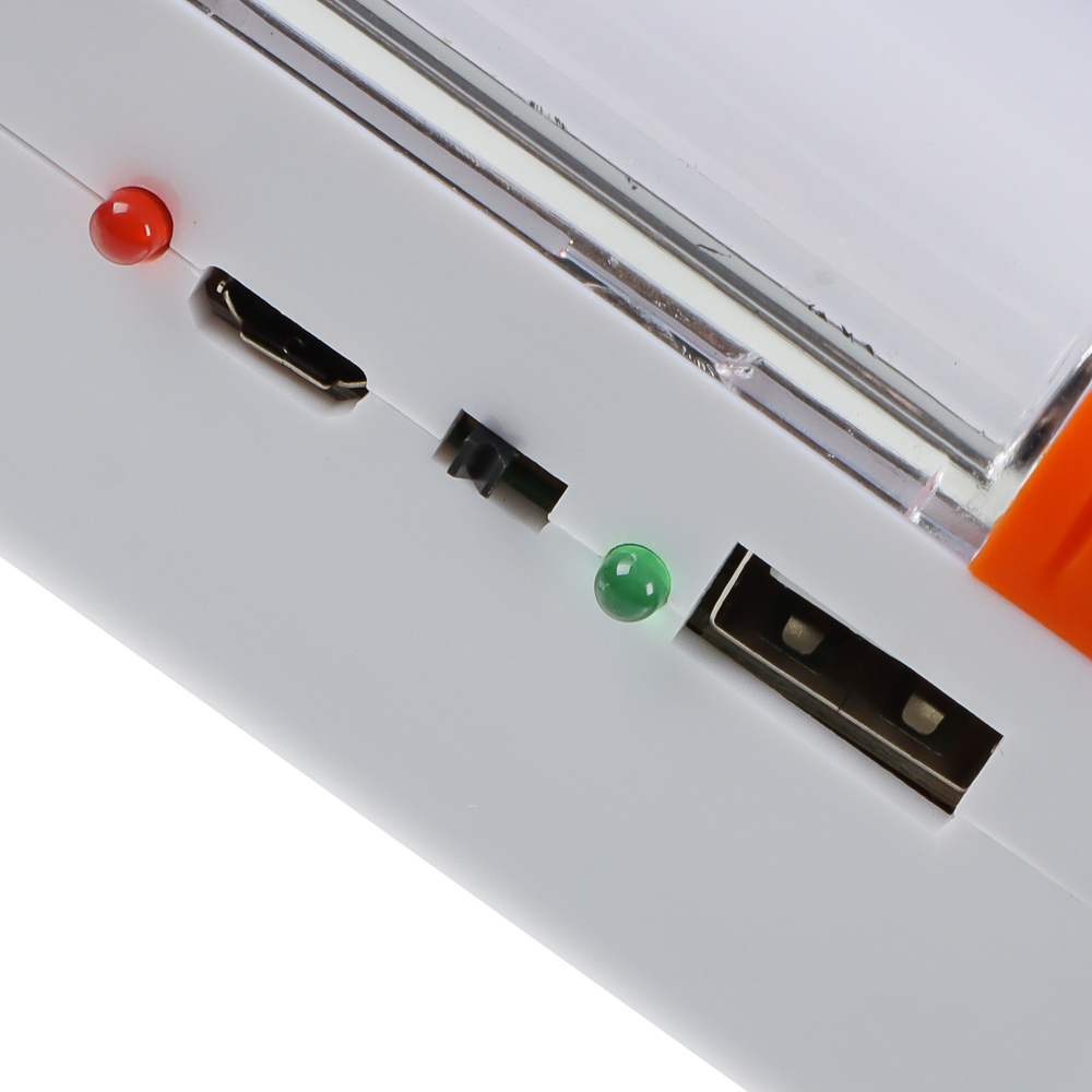 Фонарь-светильник тм ЕРМАК, LED, 2 режима, 800 мАч, USB, пластик, 70х50х145 мм - #7