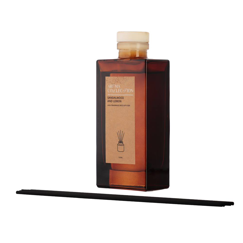 BY Аромадиффузор, с палочками, 150 мл, аромат (SANDALWOOD AND LEMON) - #5