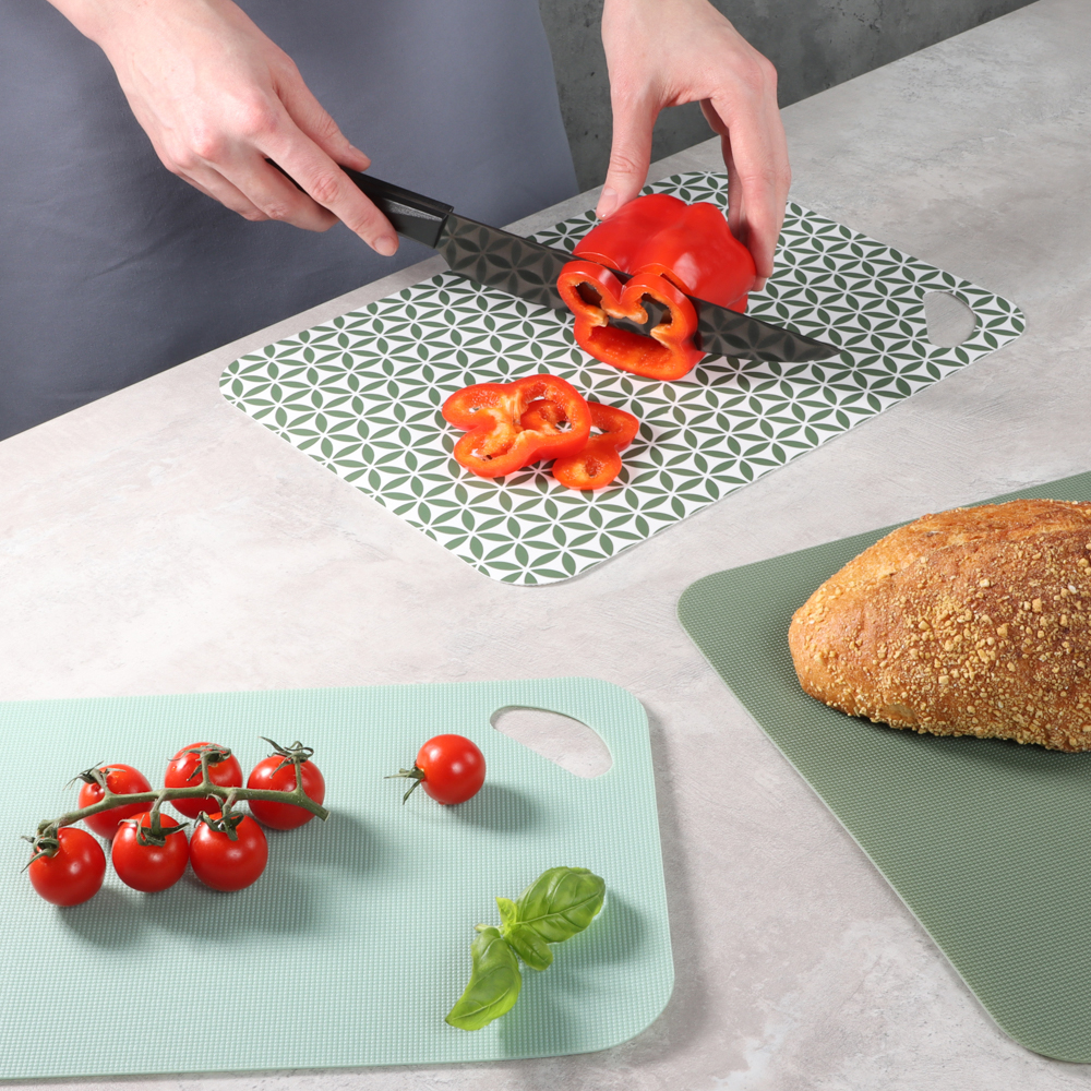 SATOSHI Виган Набор досок разделочных гибких 3шт 38х29см, 33,5х24см, 29х19см, пластик - #13