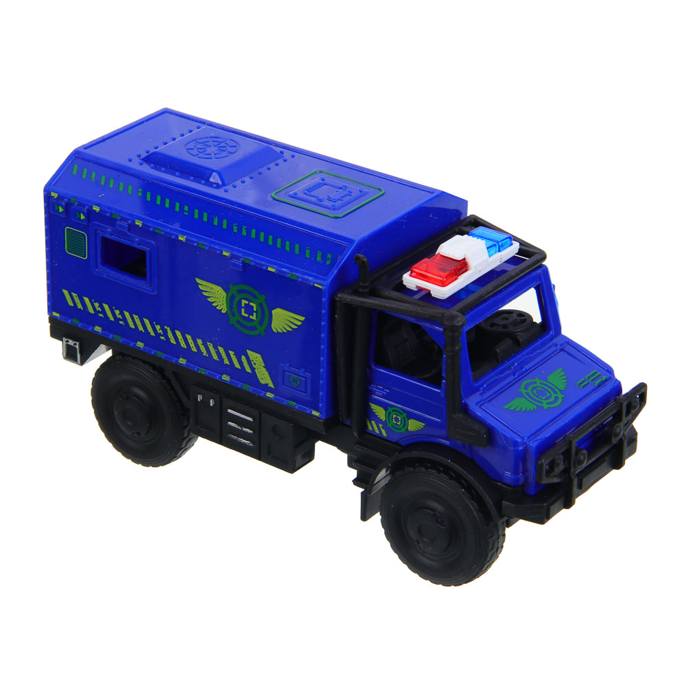 ИГРОЛЕНД Грузовик Городская спецслужба, инерция, РР, 12,6х6,4х8 см, 3 дизайна - #4