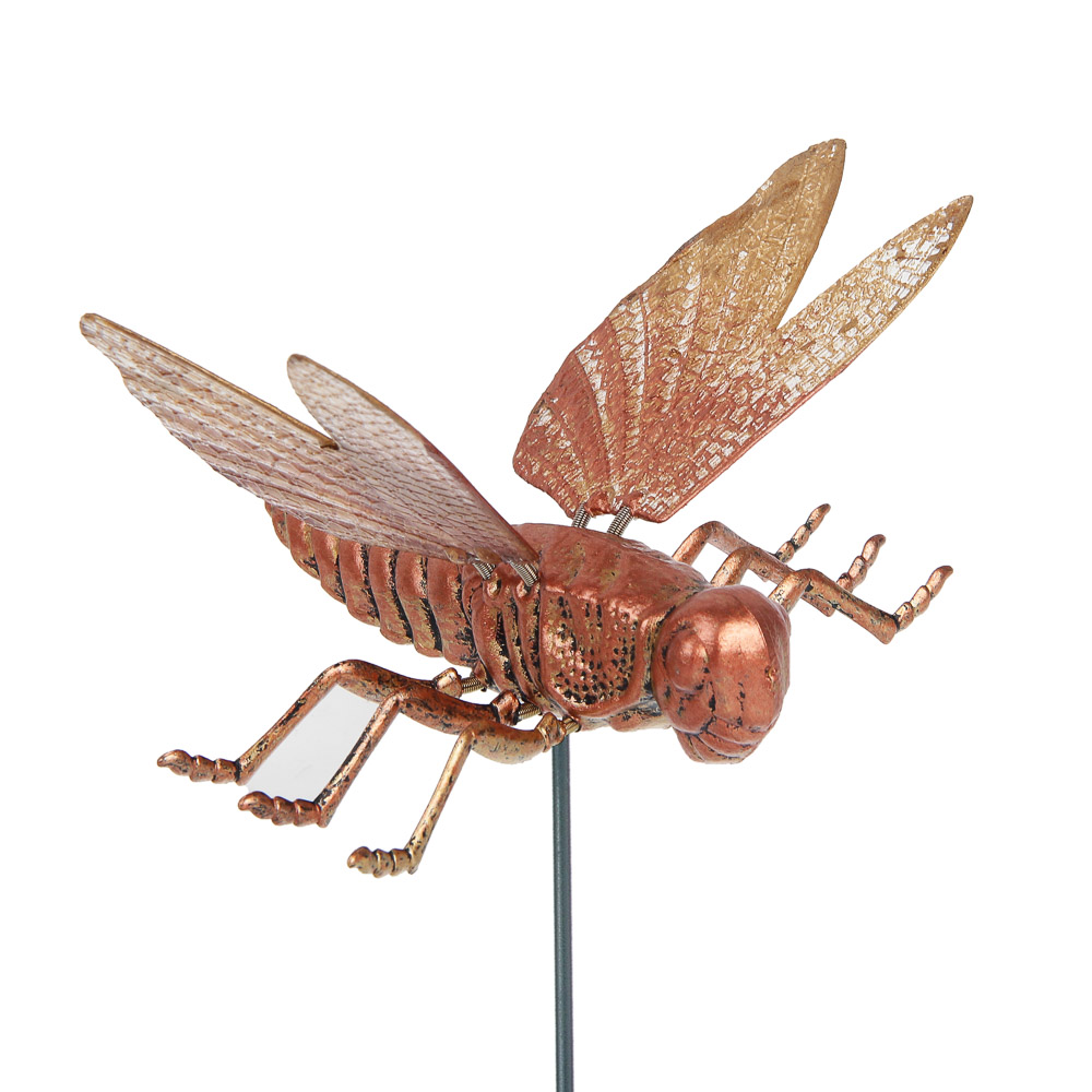 Фигурка на стержне "Стрекоза" тм INBLOOM, 18х11х60см, пластик, металл - #1
