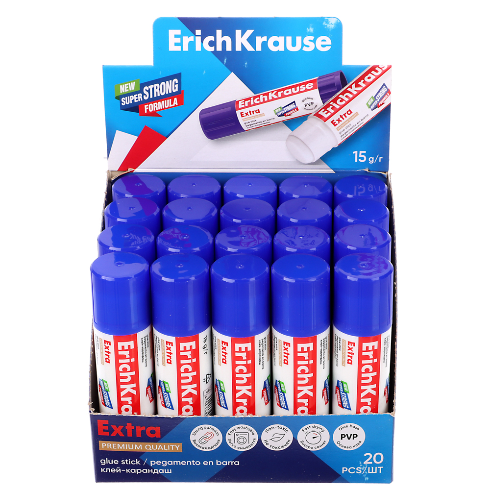 Erich Krause Клей-карандаш «Экстра» на основе PVP 15г, 4443 - #5