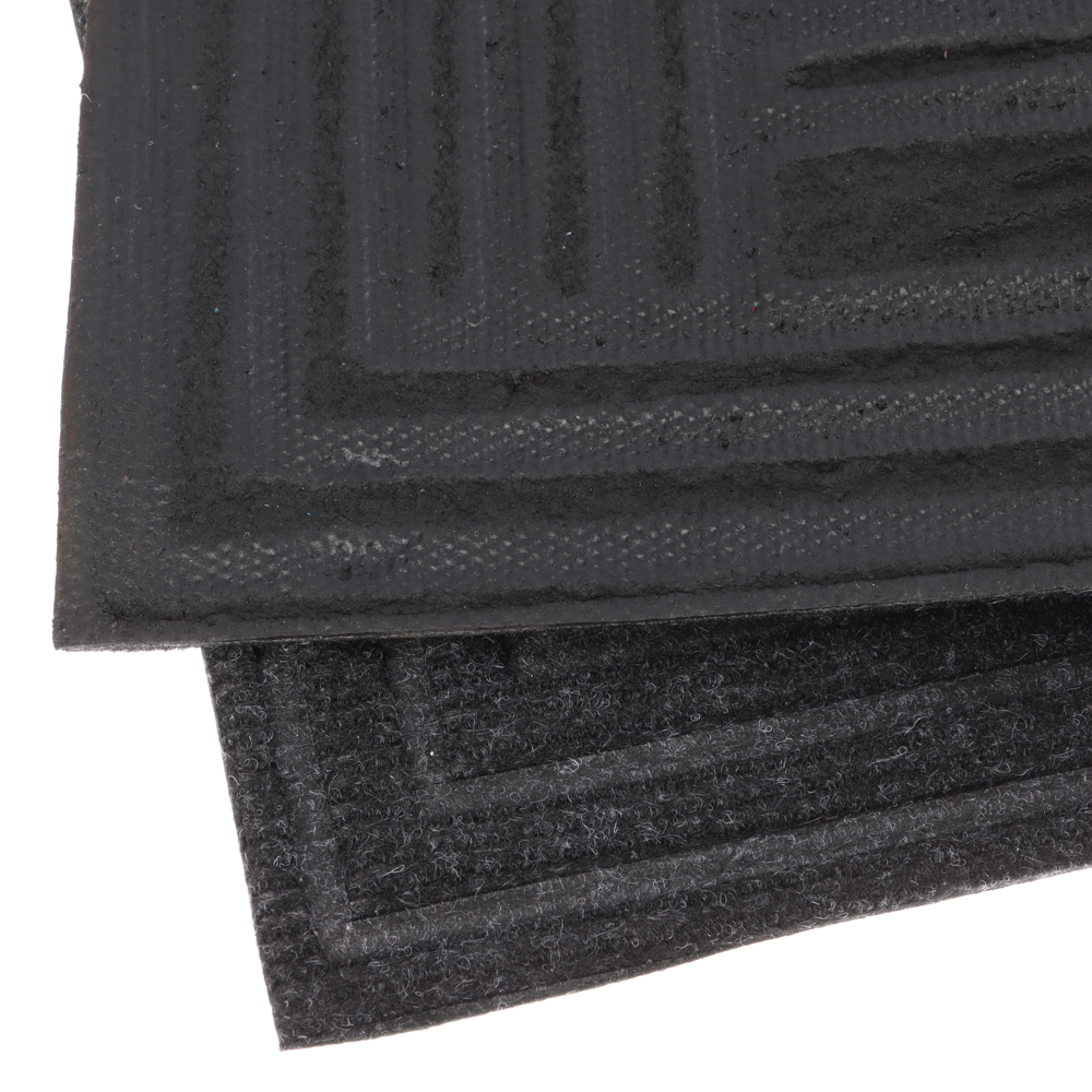 VETTA Коврик придверный, 40x60 см, полипропилен, черный - #5