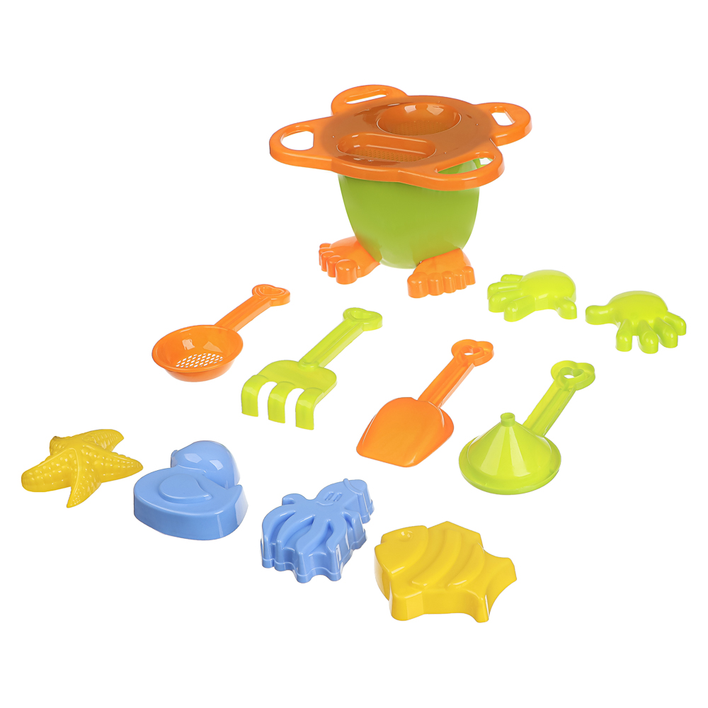 Набор для игры в песке "Дружок", ИГРОЛЕНД, 9 предметов, для детей 3+ - #11