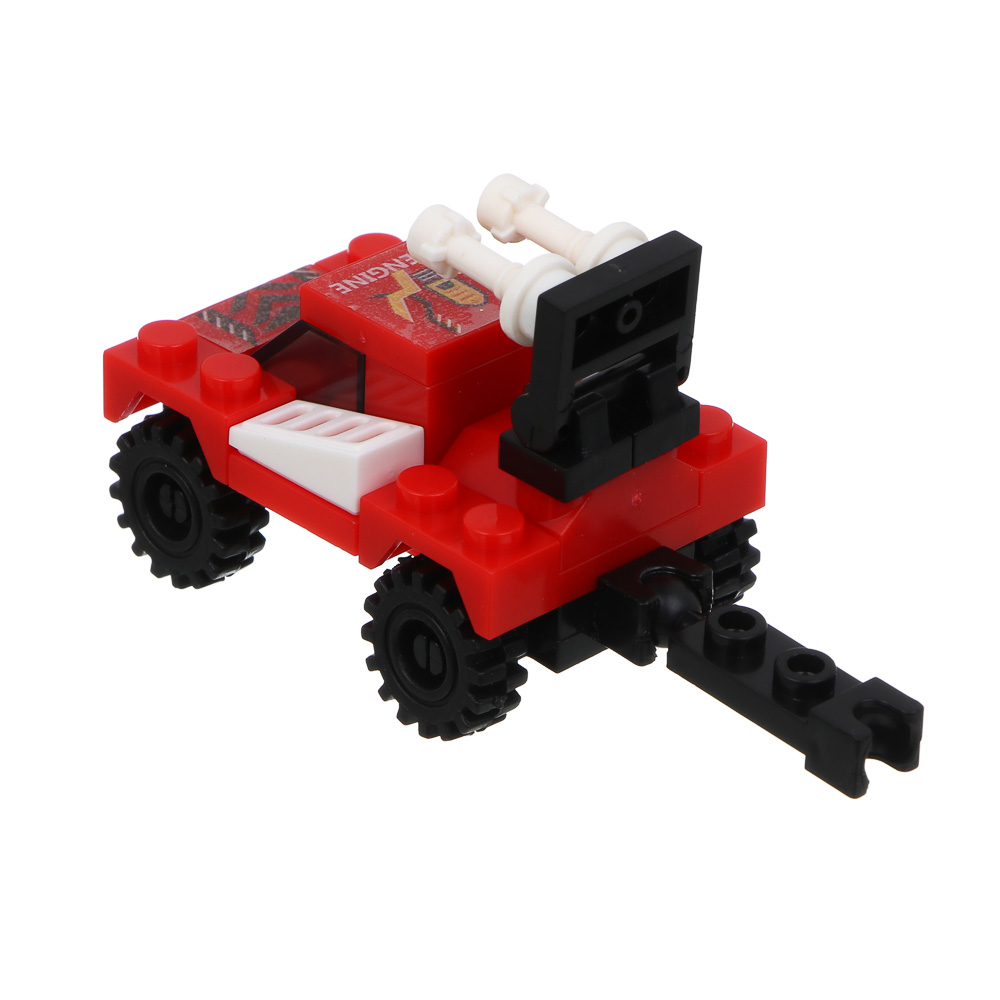 ИГРОЛЕНД Конструктор "Городские машинки" 8 в 1, 8х3,5х11 см, ABS, 6 видов - #9