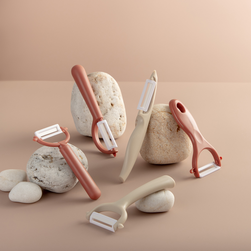 SATOSHI Ханкан Нож-пиллер, керамическое вертикальное лезвие - #10