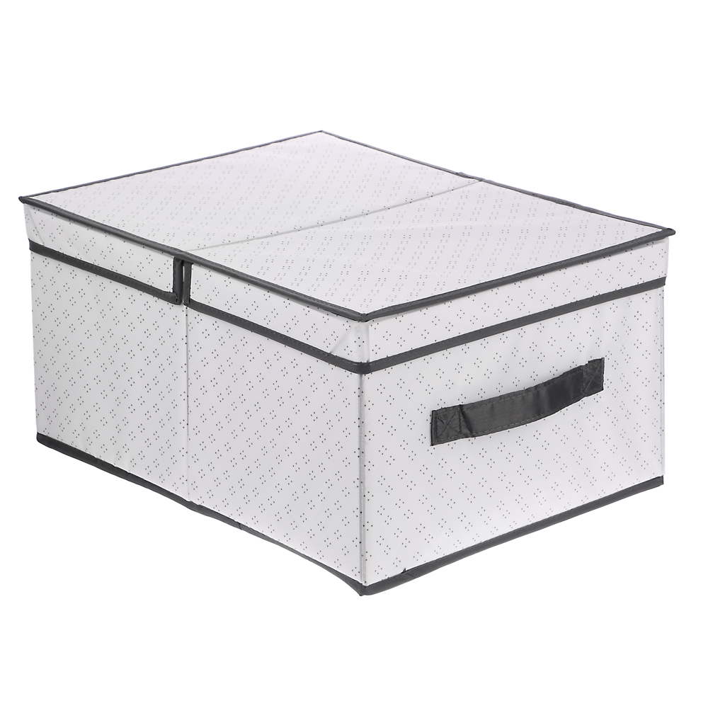 Короб тм VETTA Дафна, с крышкой , оксфорд, 40x30x20см - #1