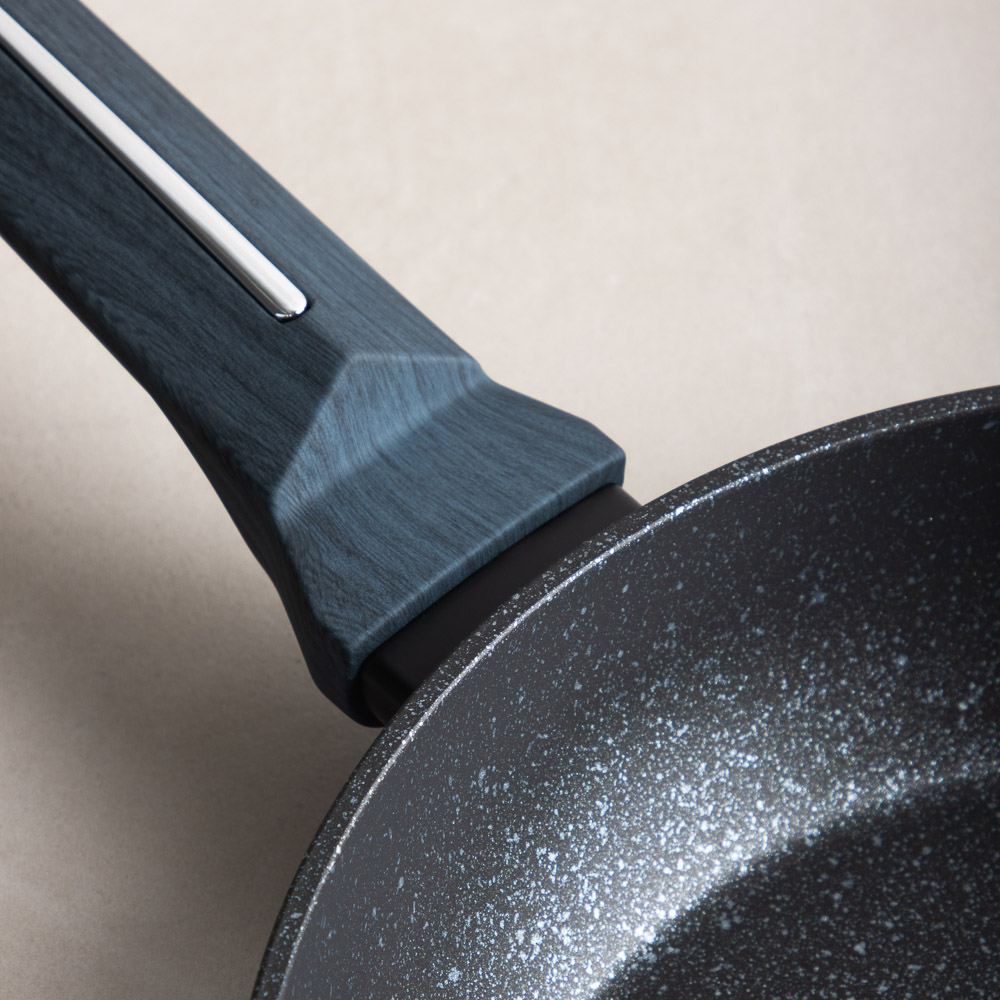 SATOSHI Гардан Сковорода литая d24см, антипригарное покрытие мрамор, индукция - #14