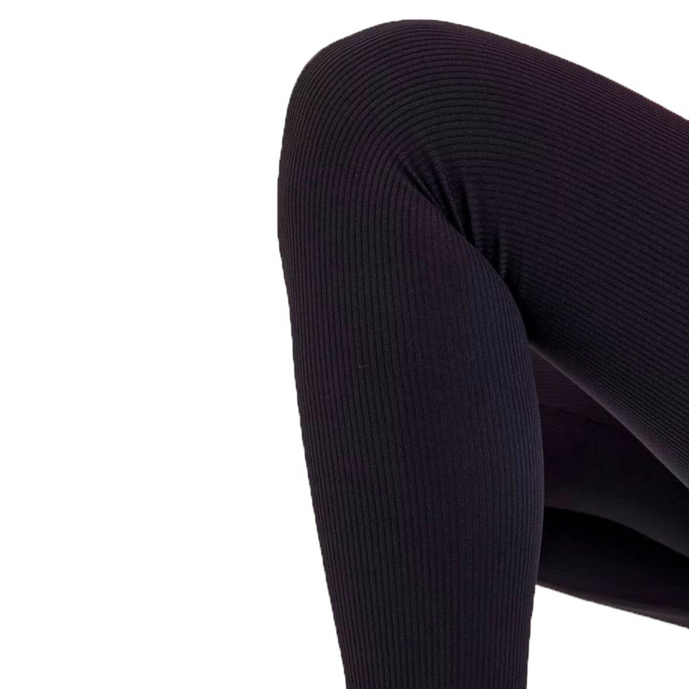 GALANTE Flexara Легинсы утепленные в рубчик 2800D, 90% полиэстер, 10% спандекс, L/XL, черный - #6