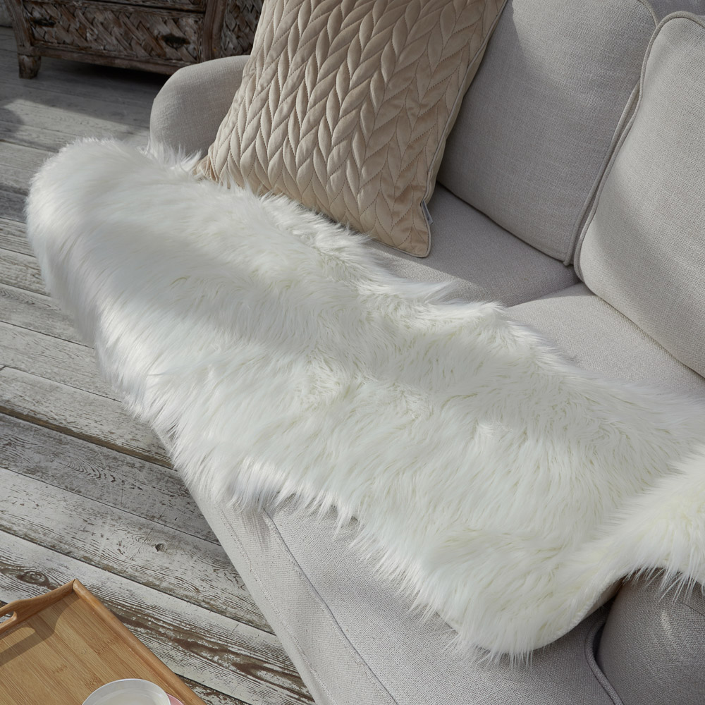 VETTA Коврик прикроватный Comfy, 50x180 см, искусственный мех - #10