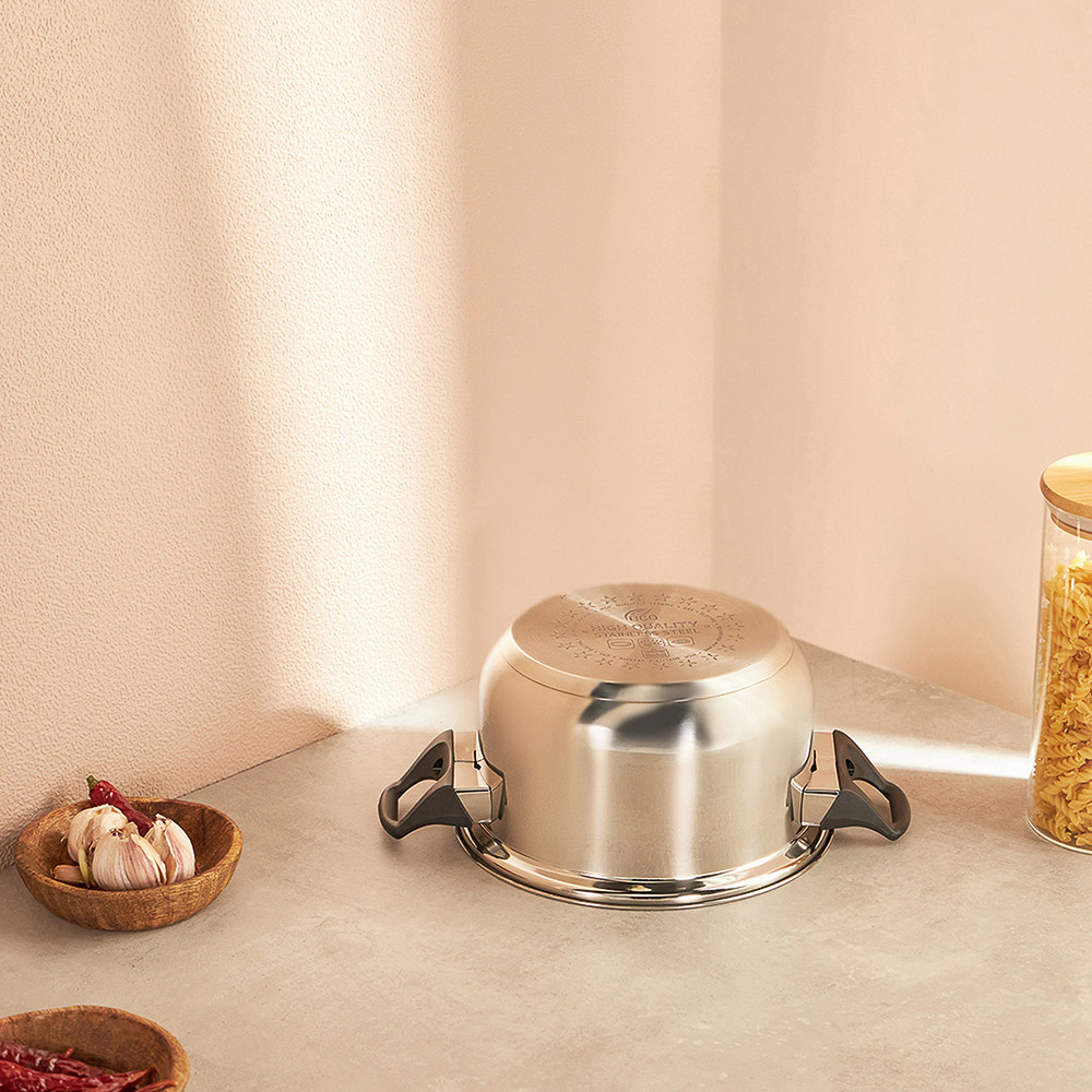 Стрейтон Кастрюля 24х13,5см, 4,9л, со стекл. крышкой - #7