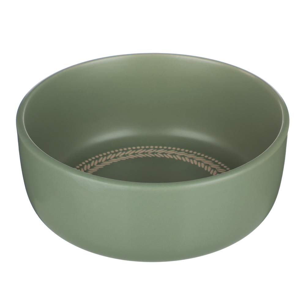 Салатник 15см, тм MILLIMI Треция фисташковый, керамика - #1