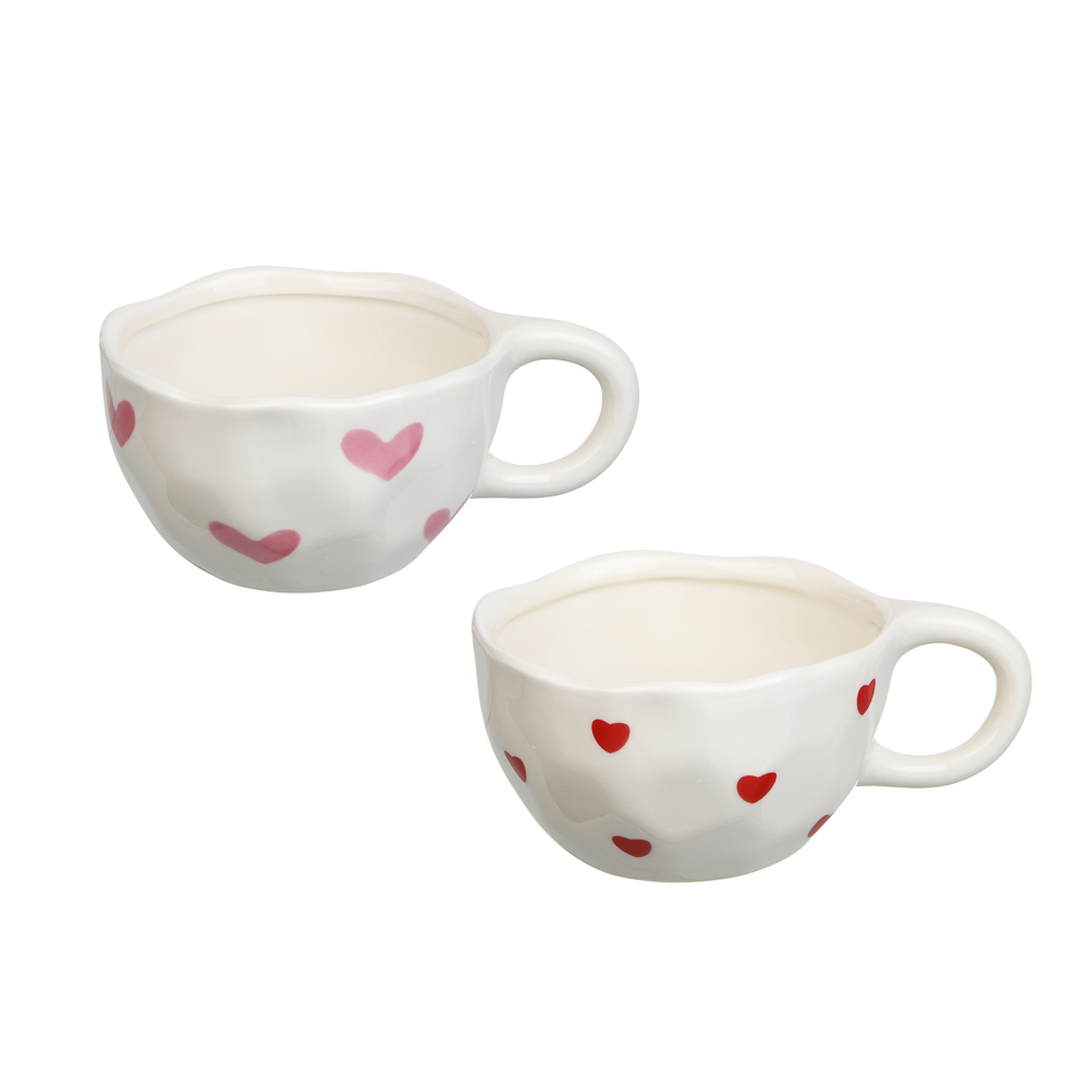 Кружка тм LADECOR "Сердце" 250 мл, керамика - #1