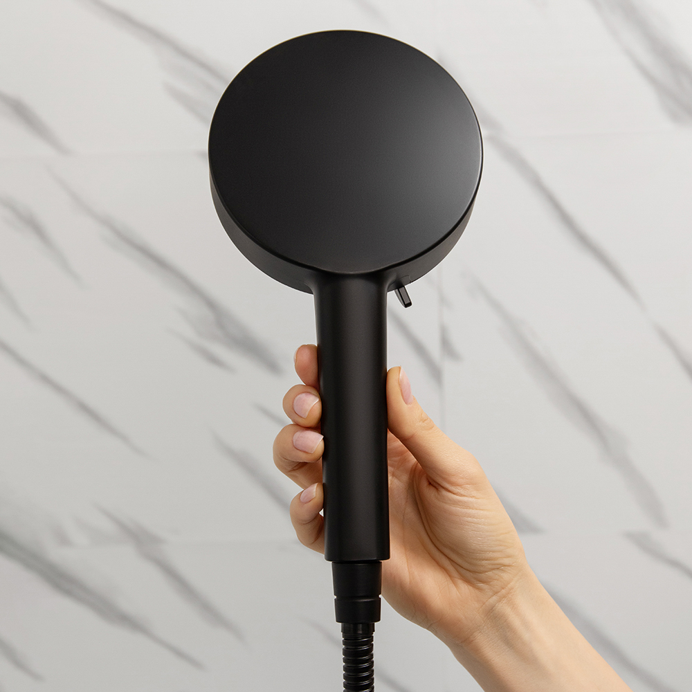 СоюзКран Лейка для душа, 5 режимов, 125мм, черный - #10