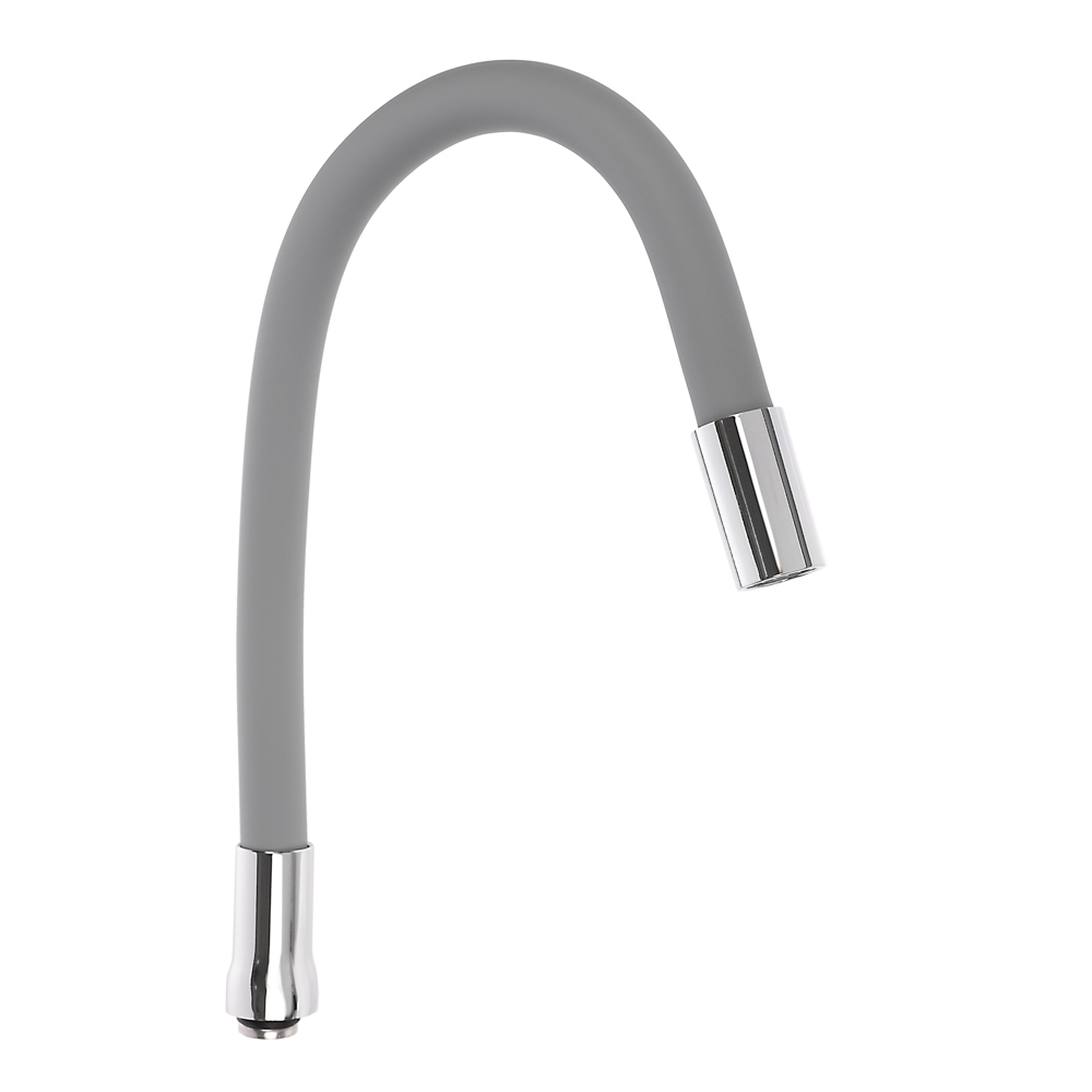 Излив смесителя для кухни, гибкий, силиконовый, 1 режим, 50см, серый - #1