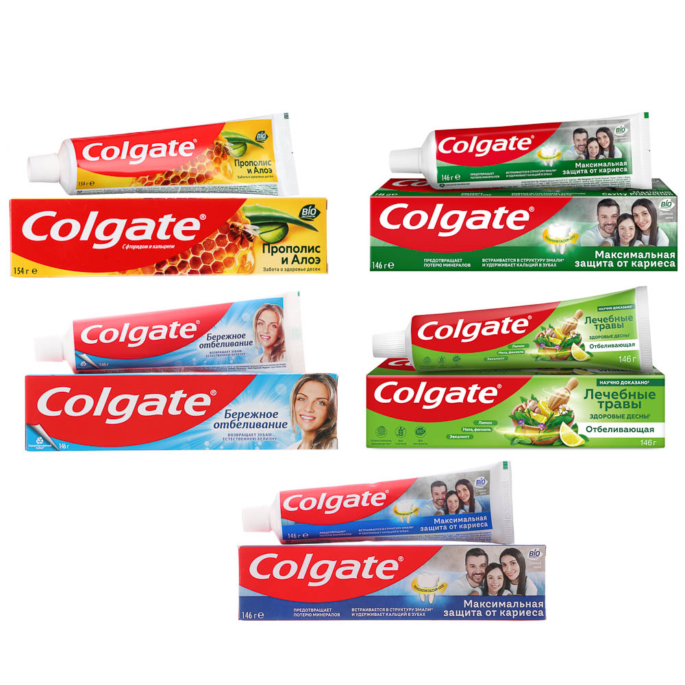Зубная паста COLGATE, 100мл, 5 видов - #1