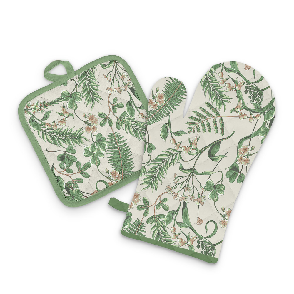 PROVANCE Мосс Прихватка 17х17 см цветы, 100% полиэстер, 3 дизайна - #2