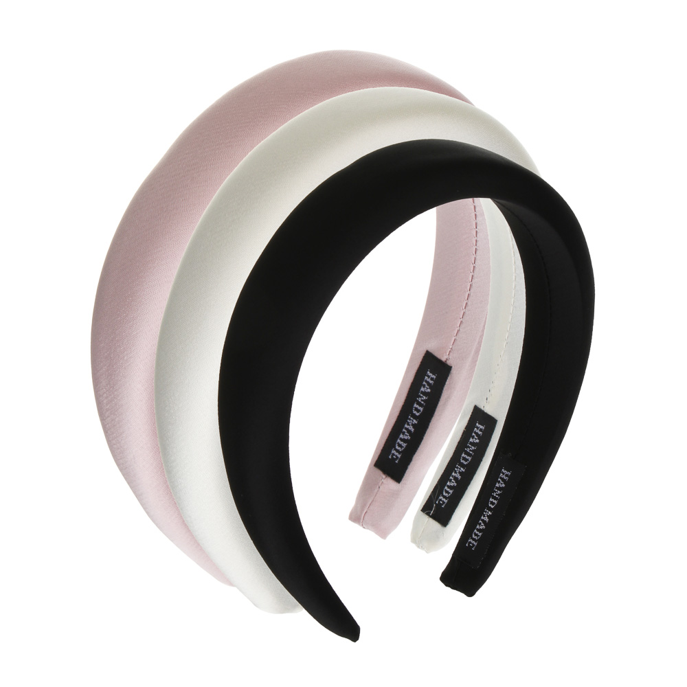 ЮНИLOOK Ободок для волос, 3 см, полиэстер, пластик, 3 цвета, ACS25-2 - #1