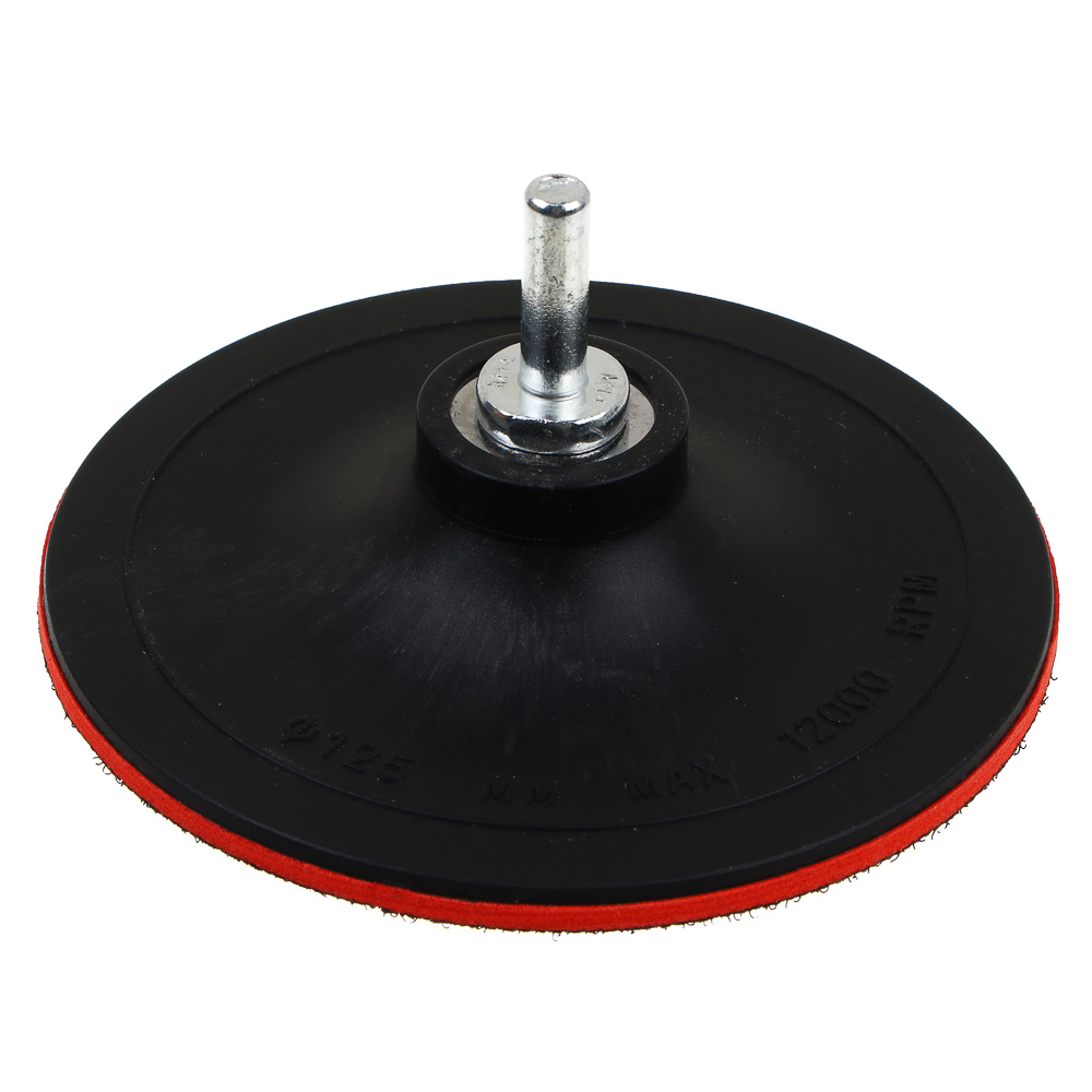 РОКОТ Шлифовальный круг резиновый с липучкой+переходник толщина 3мм, 125 мм - #1