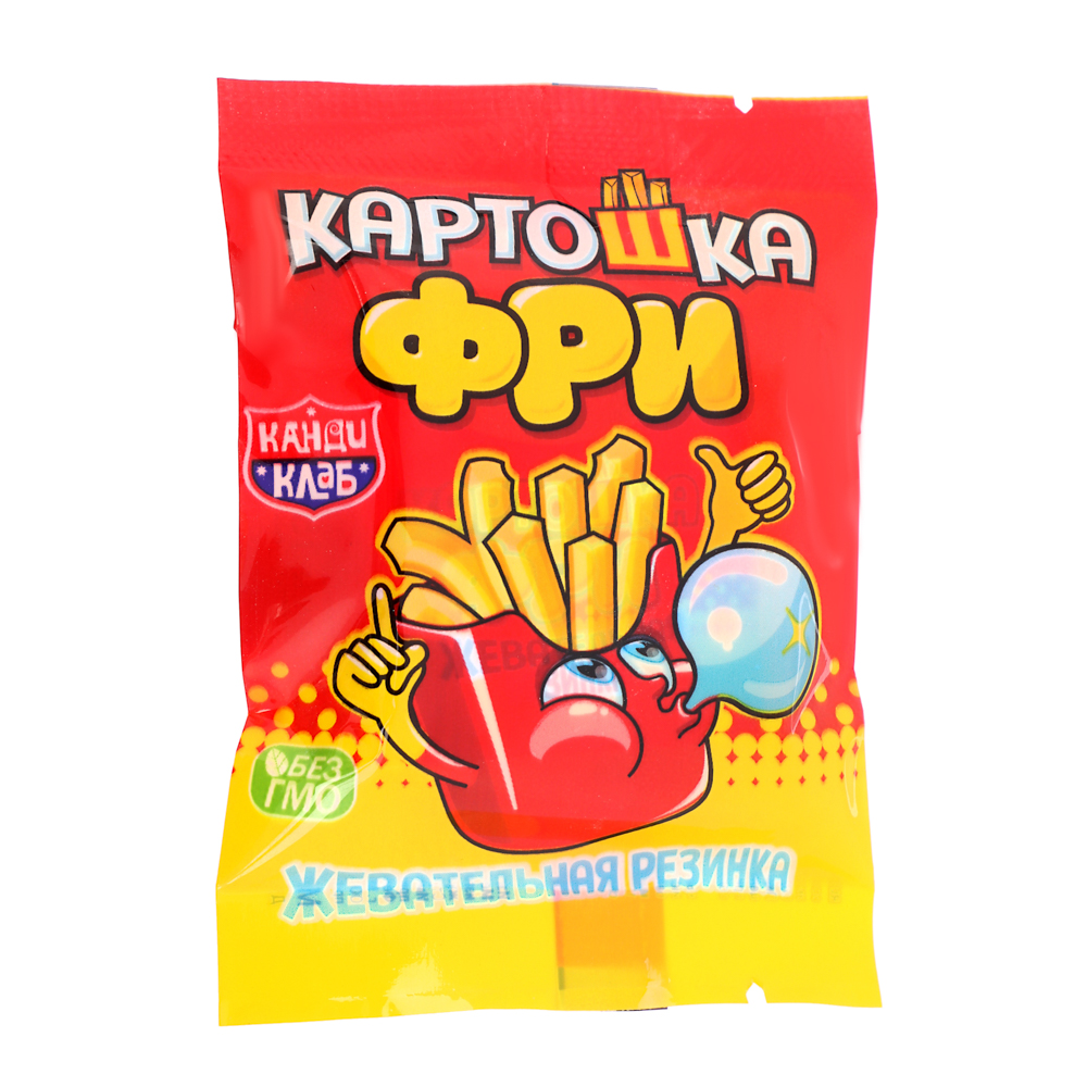 Жевательная резинка "Картошка фри" 15гр - #1