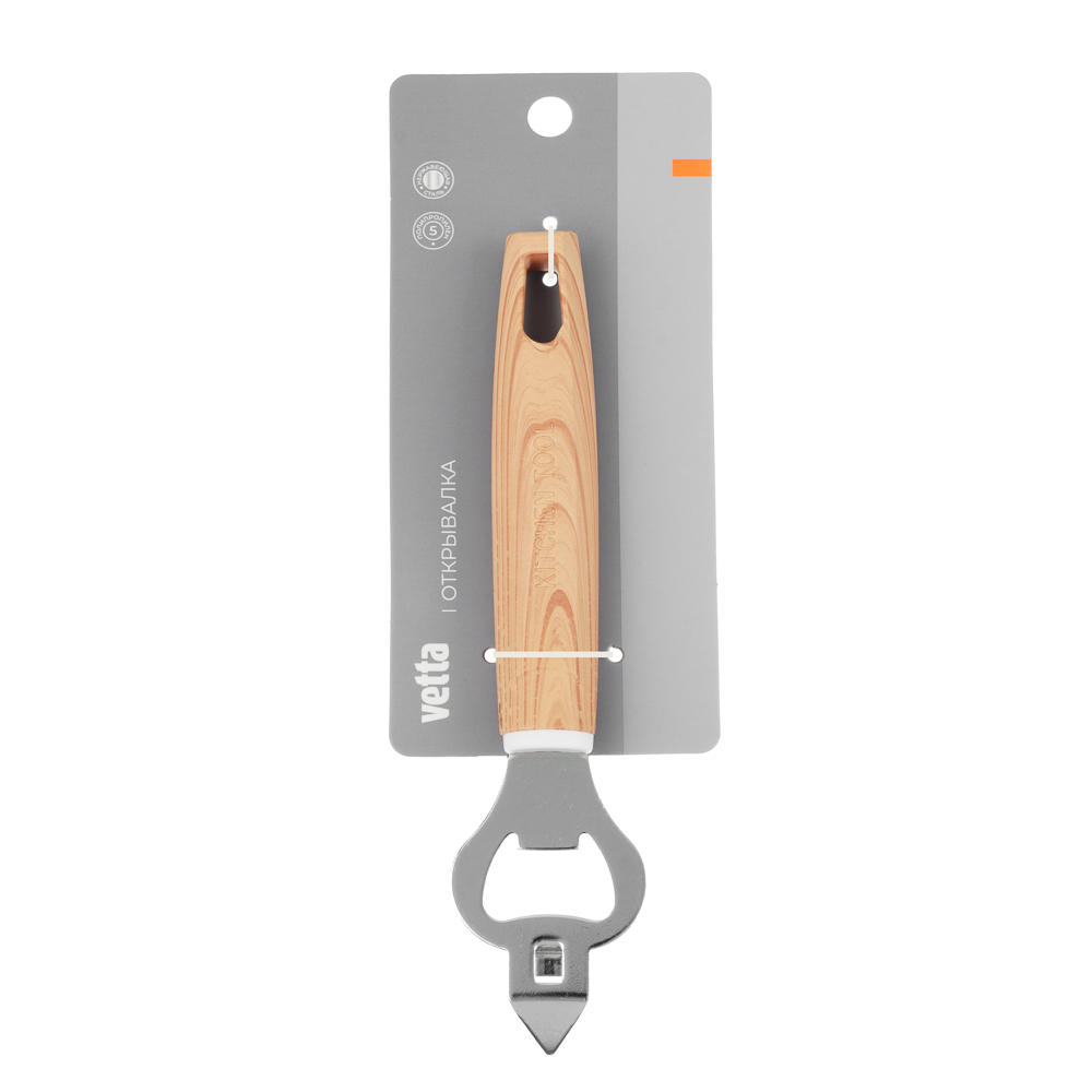 VETTA Стем Открывалка, 18,5х4,5см, нерж.сталь, полипропилен - #7