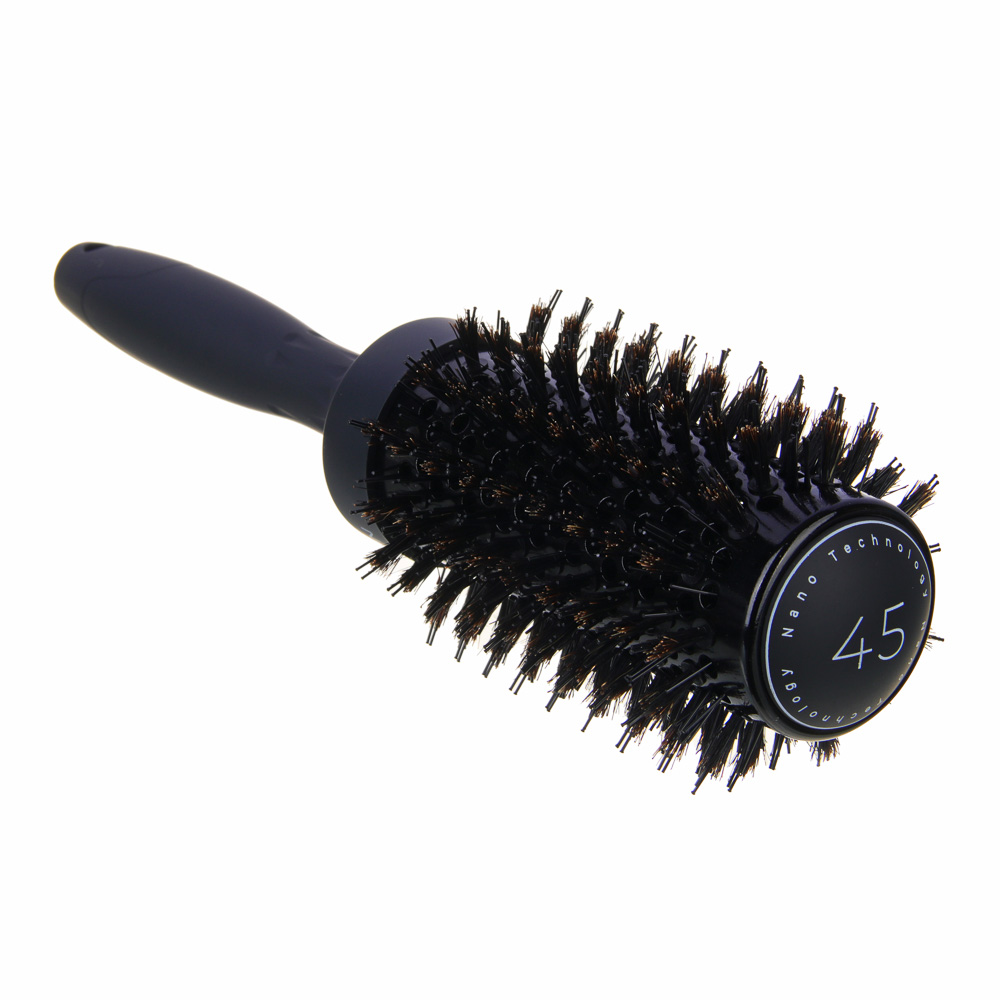 ЮНИLOOK Брашинг для волос, d=45мм, 26,5см, AБС пластик, нейлон, щетина - #5