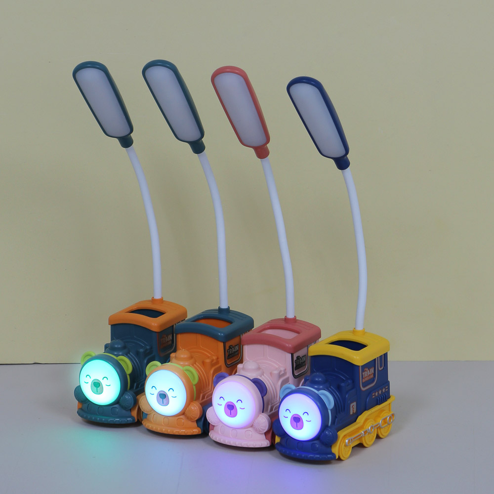 Светильник LED 2 в 1 "Паровозик", USB, АБС пластик, 10х5х29см, 4 дизайна - #9