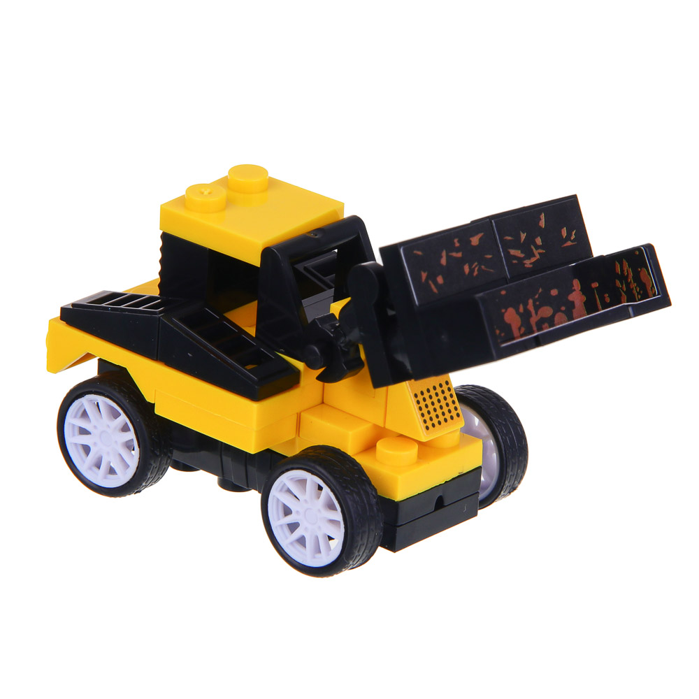 ИГРОЛЕНД Конструктор Городские машины, 45-48 дет., 19x12x2 см, 8 дизайнов - #7