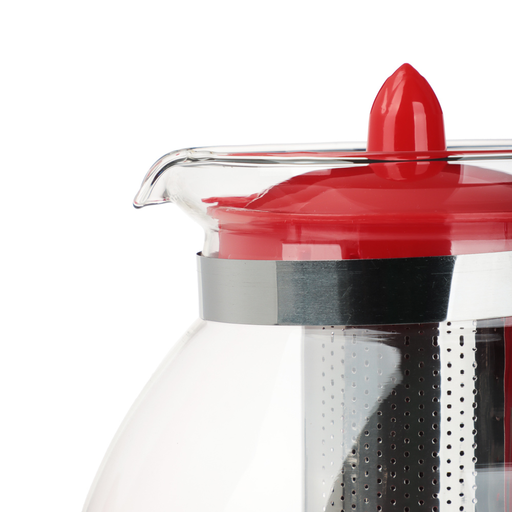 VETTA Классик Чайник заварочный 1,5л, стекло, нерж.сталь - #4