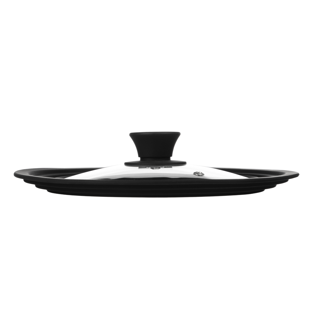 SATOSHI Крышка универсальная стекло/силикон с ручкой, 20-22-24см - #3