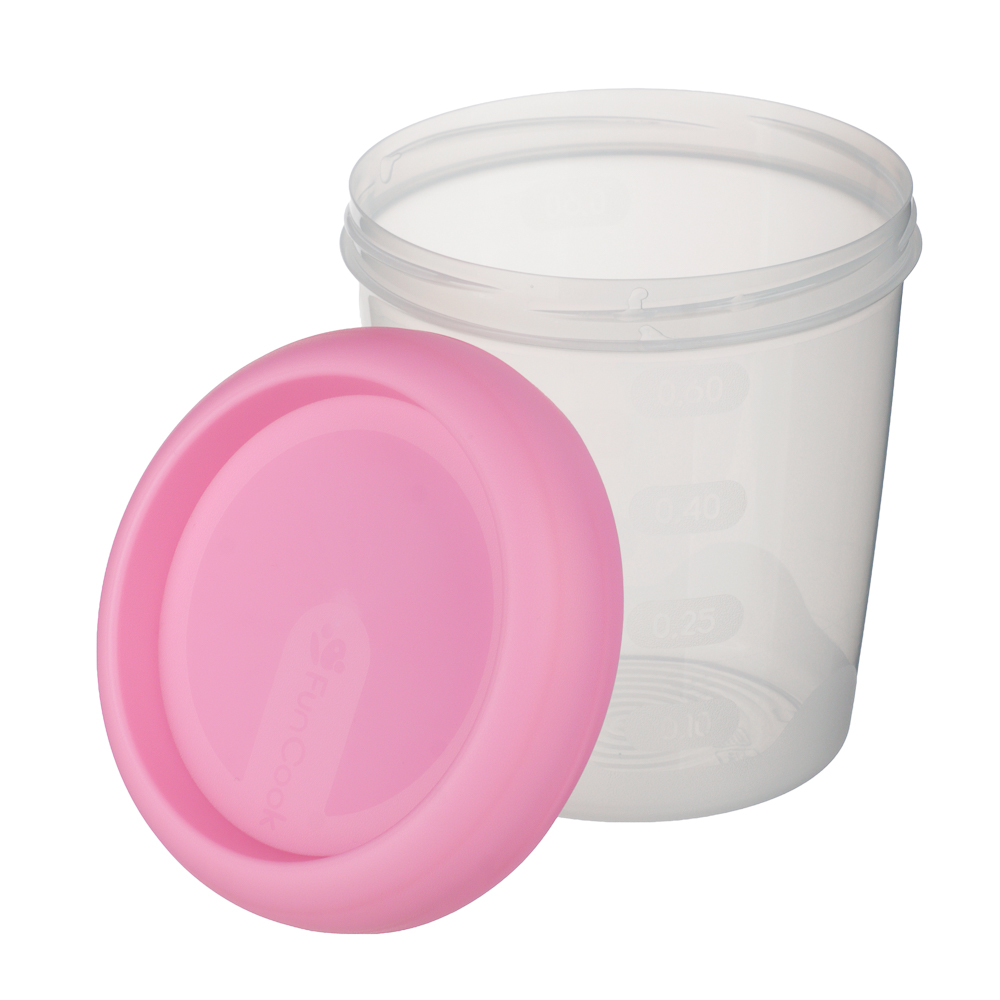 Набор банок для продуктов с завинчивающейся крышкой 5шт (1,4л; 1,05л; 0,75л; 0,55л; 0,4л), пластик - #5