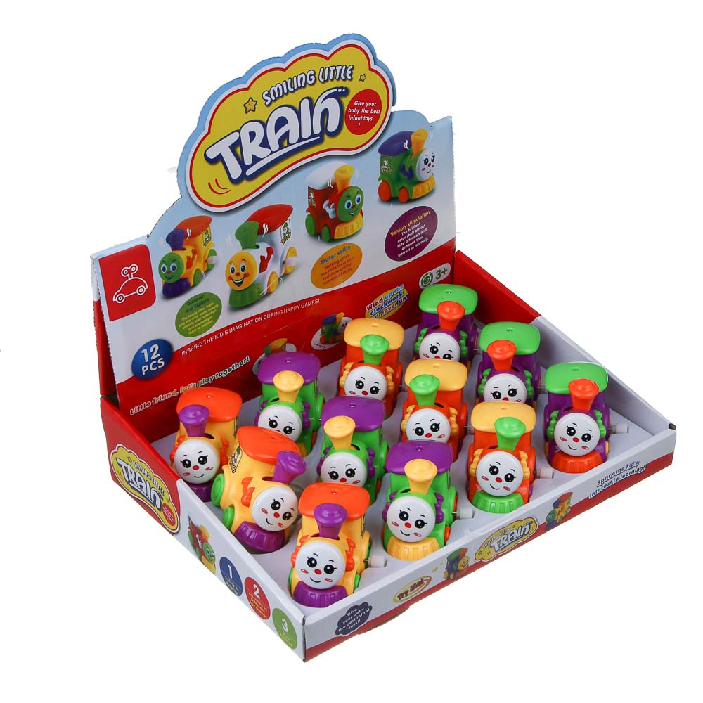 Игрушка заводная "Паровозик", ABS, 4,6х7,7х6,4см - #3