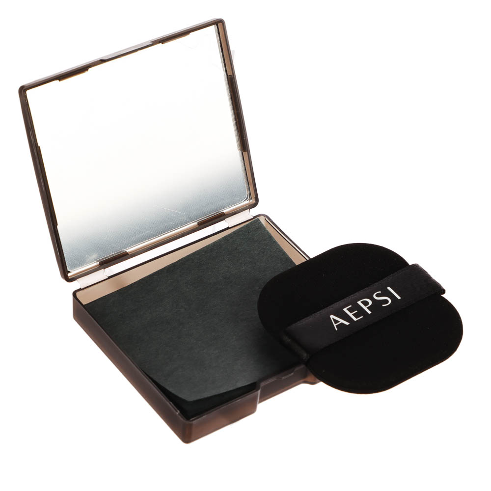 Салфетки матирующие со спонжем с липким слоем "ТЁМНАЯ НОЧЬ" тм Farres 28,5 г - #1