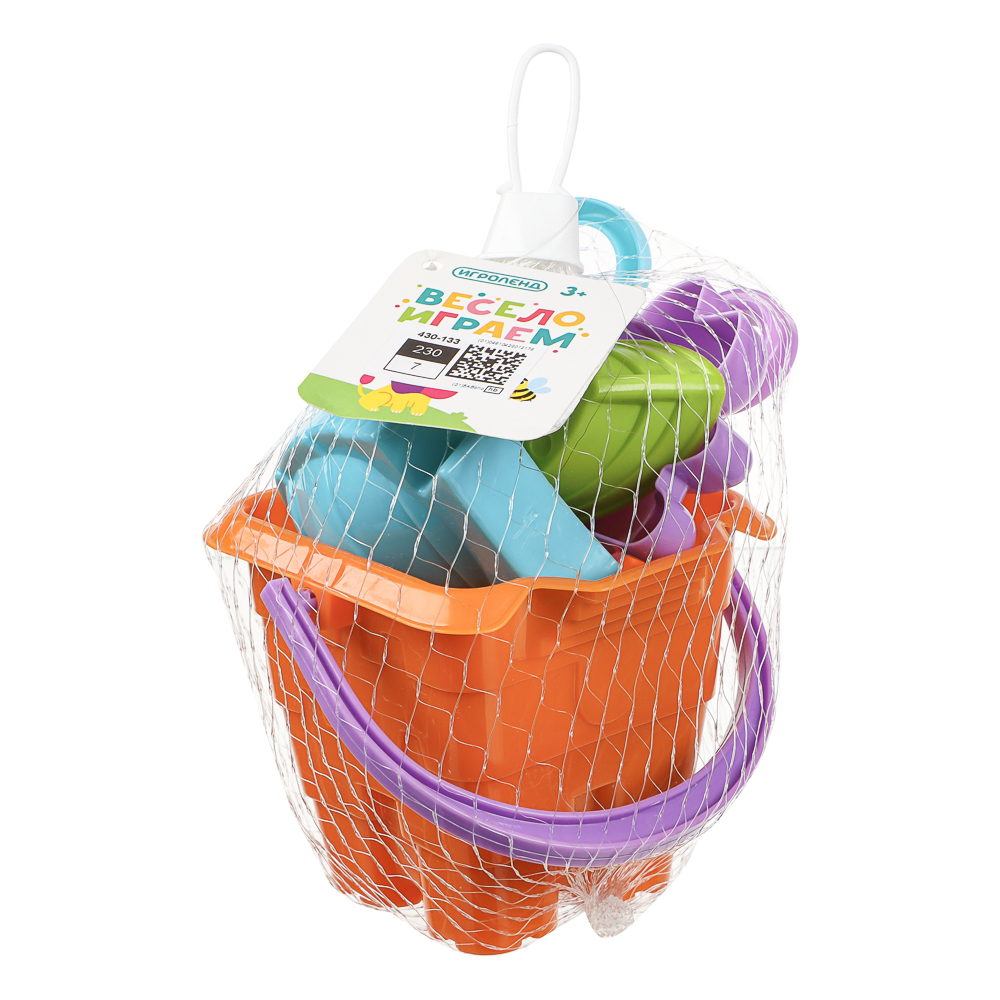 Набор для игры в песке, 6 предметов, ИГРОЛЕНД, для детей 3+ - #17