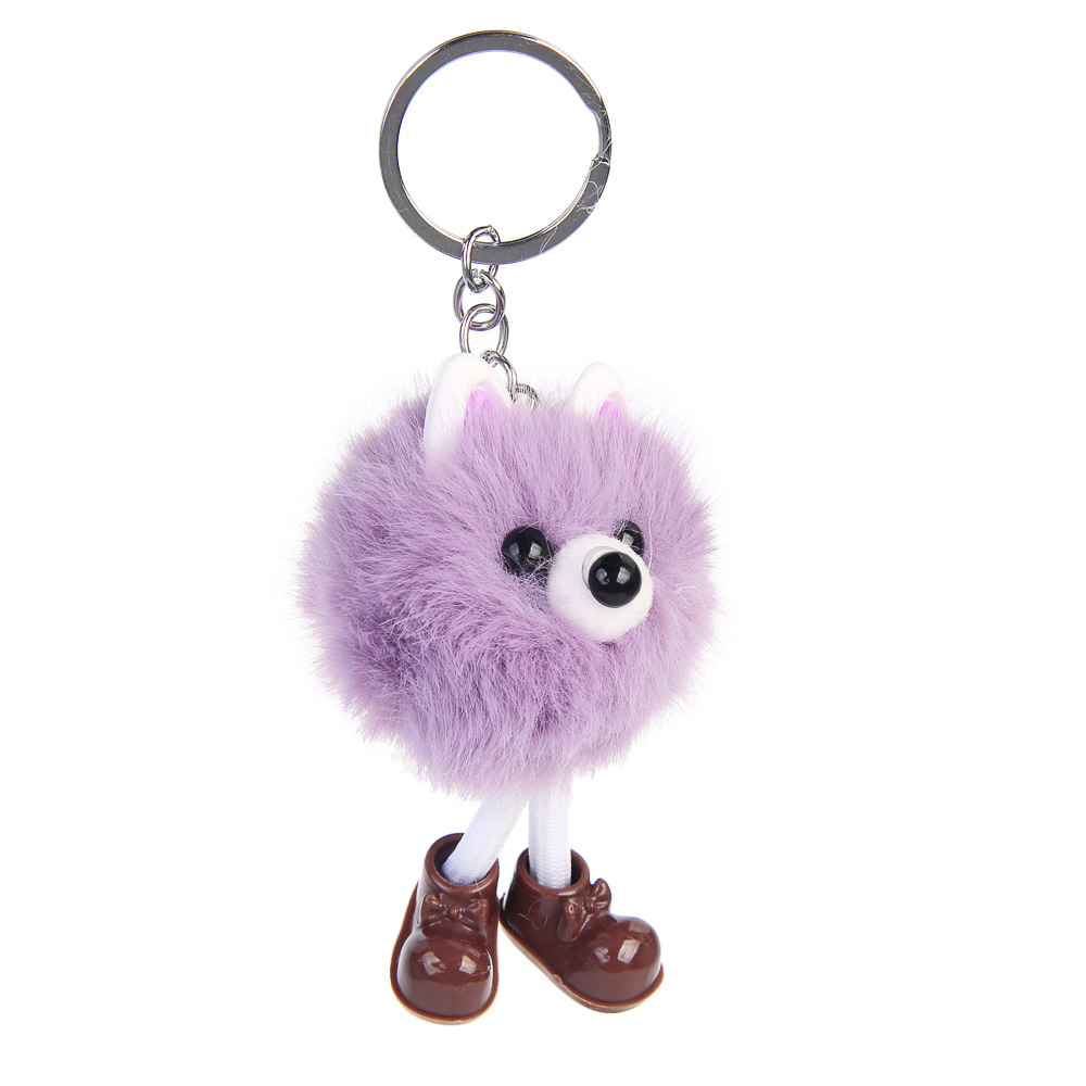 ИГРОЛЕНД Подвеска мягкая "Пушистик", до 10 см, полиэстер, иск. мех, 3 вида - #3