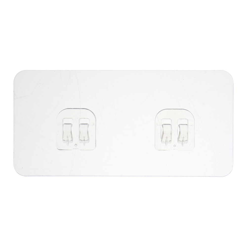 VETTA Крючки для полок самоклеящиеся настенные 7x14 см, 4 шт, ПВХ - #3