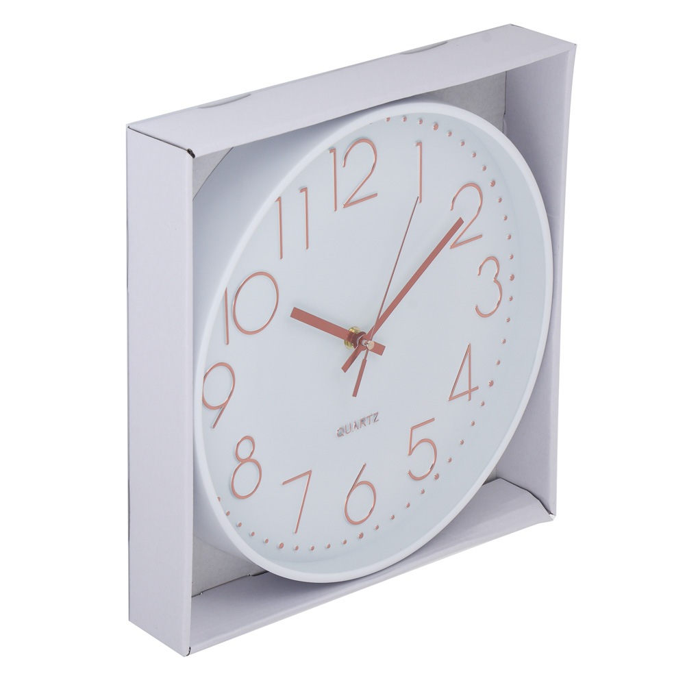 LADECOR CHRONO Часы настенные круглые, пластик, d30 см, 1xAA, арт.06-15 - #4