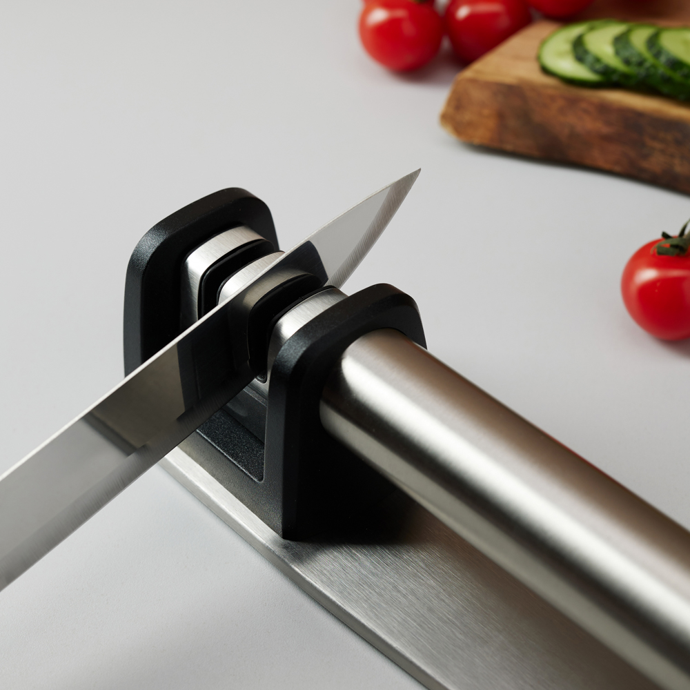 SATOSHI Ножеточка универ. для черновой и финальной заточки, 20,5х6х6,5см, нерж.сталь, полипропилен - #6