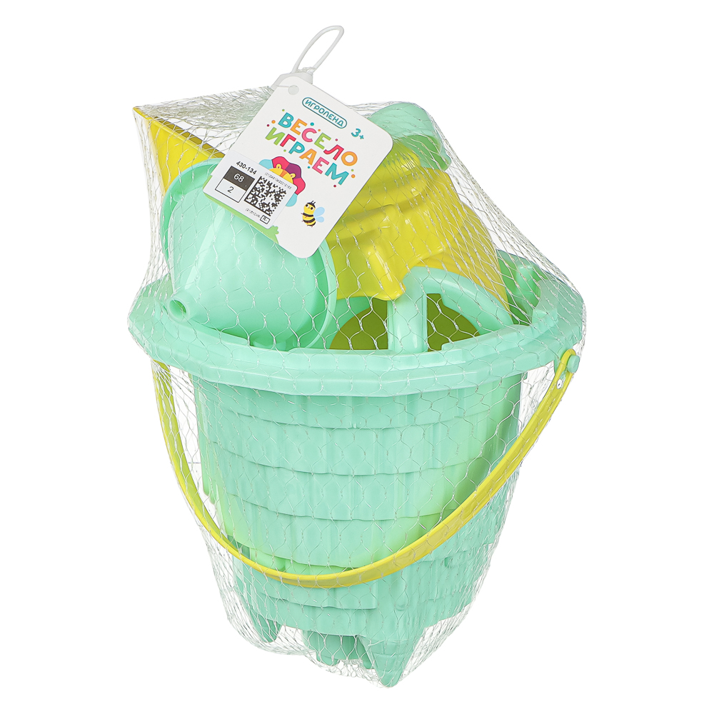 Набор для игры в песке "Замок", ИГРОЛЕНД, 6 предметов, пластик, для детей 3+ - #5