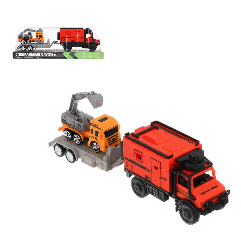 ИГРОЛЕНД Машина-перевозчик "Специальные службы", инерция, PP, 24,7х7х9 см, 4 дизайна - #1