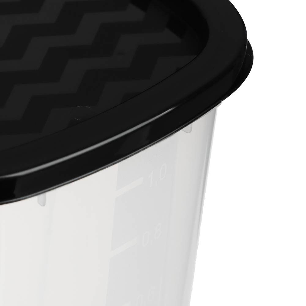 Контейнер для сыпучих продуктов НУТ квадратный 1,2 л, пластик - #2