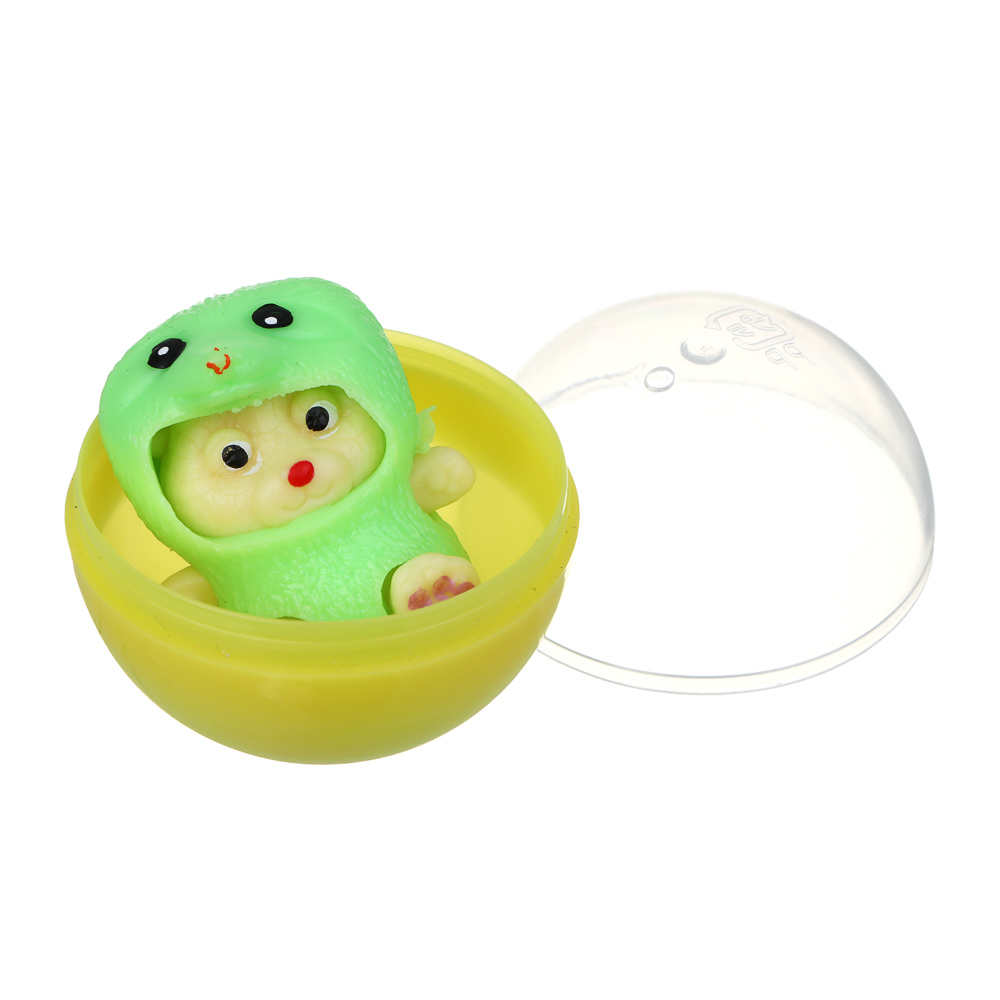 ИГРОЛЕНД Игрушка-сюрприз в шаре, d=5см, TPR, «Животные», микс - #5