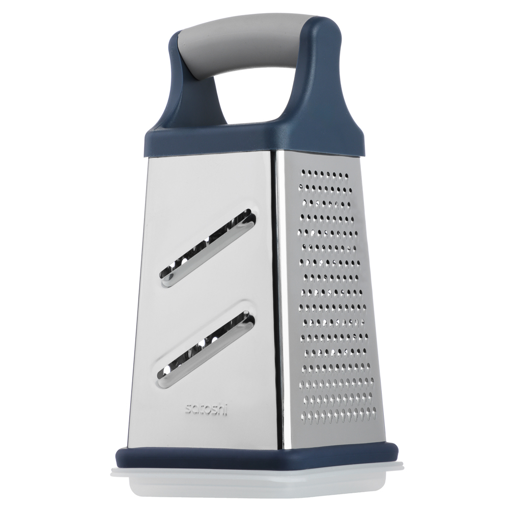 SATOSHI Ривьера Терка 4-х сторонняя с контейнером 20см, нерж. Сталь - #1