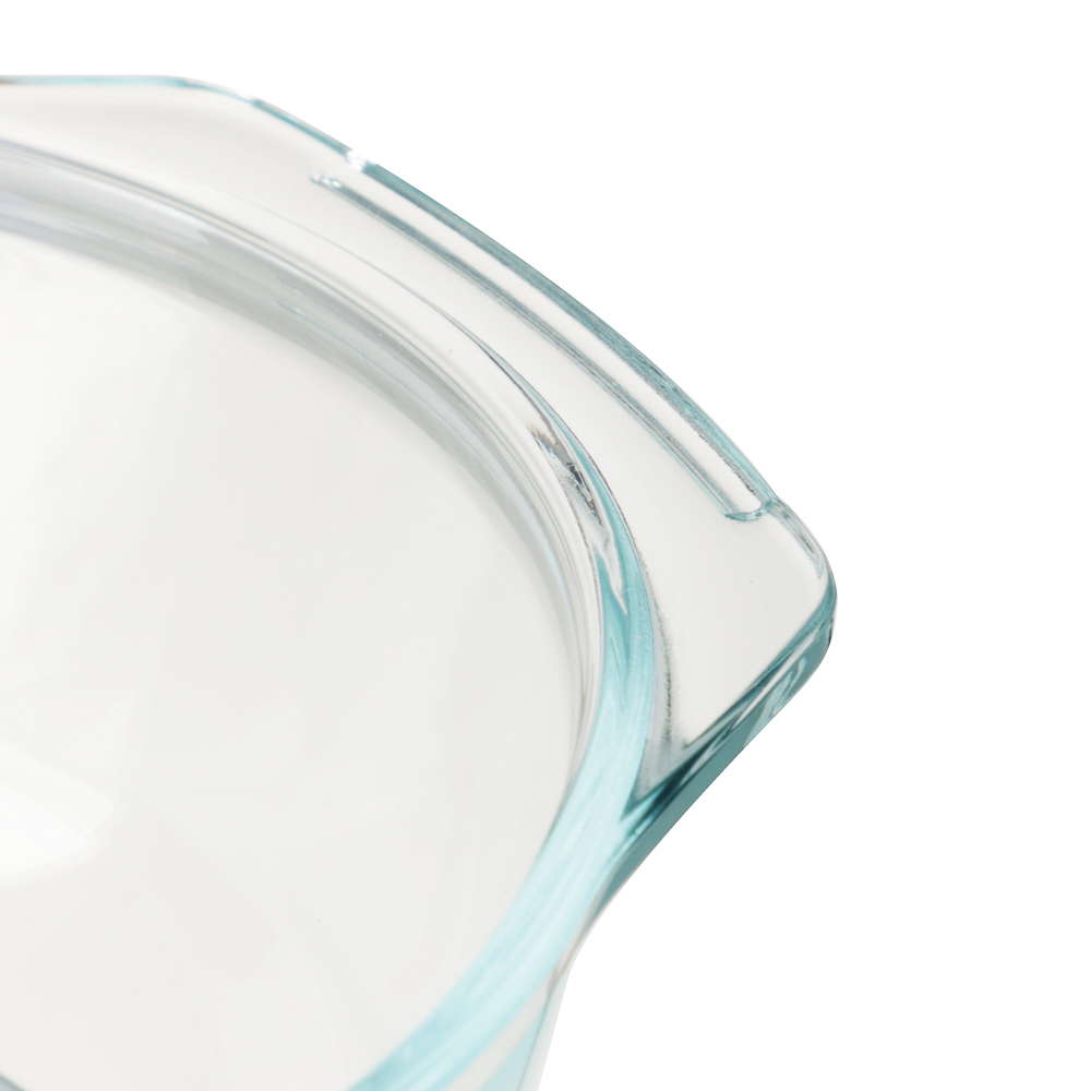 SATOSHI Кастрюля жаропрочная с крышкой, стекло, 23,5х20,6х9,6см, 1,5л - #4