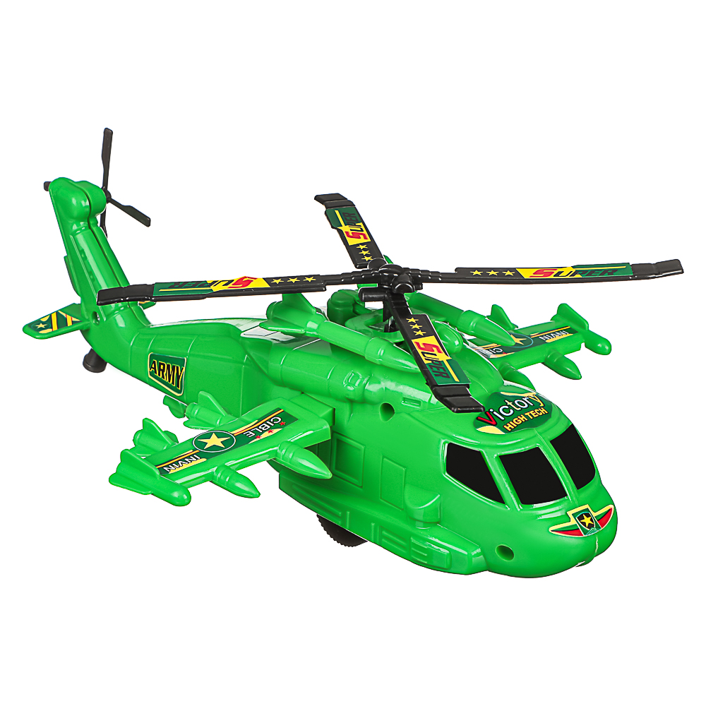 ИГРОЛЕНД Игрушка вертолет заводной, пластик, 16,4x24x8,5 см, 4 дизайна, для детей 3+ - #2