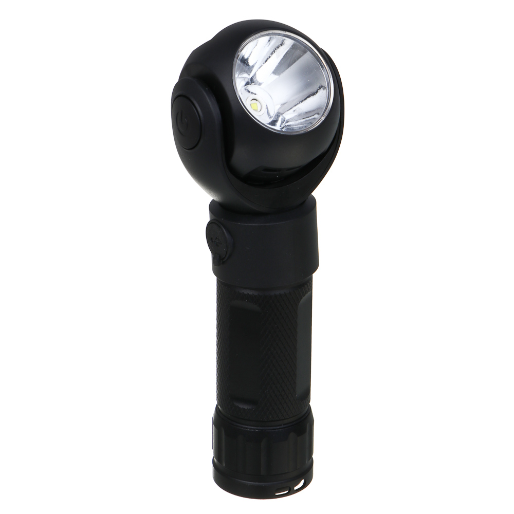 ЕРМАК Фонарь рабочий,T6+COB,7 режимов, алюминий, пластик, съемный аккум.1х18650, 3хAAA,красный свет - #6