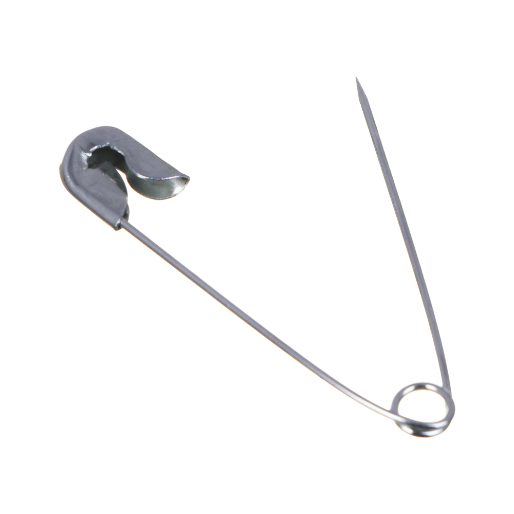 Булавки английские, 27 мм, 10 шт, цвет серебристый - #4