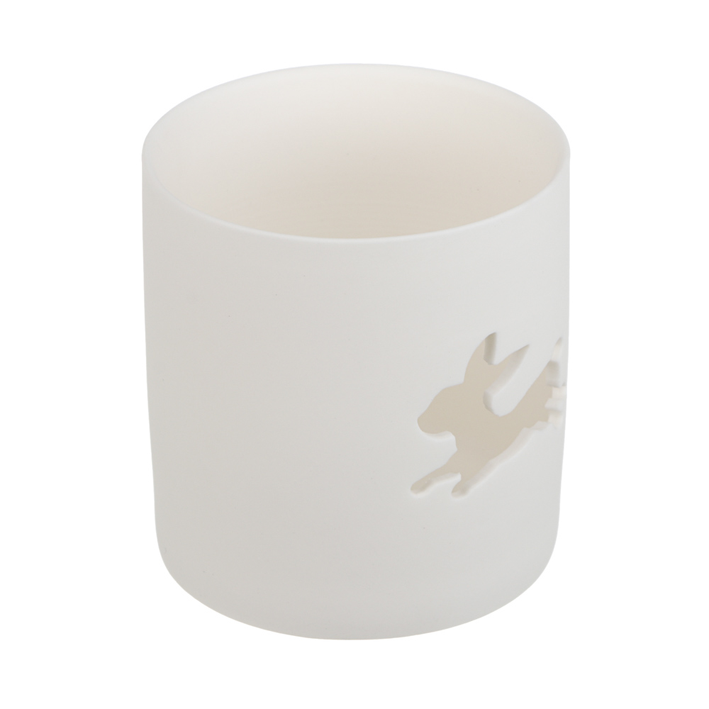 Подсвечник тм LADECOR "Кролики" 7,6x7,6x8 см, 3 вида - #3